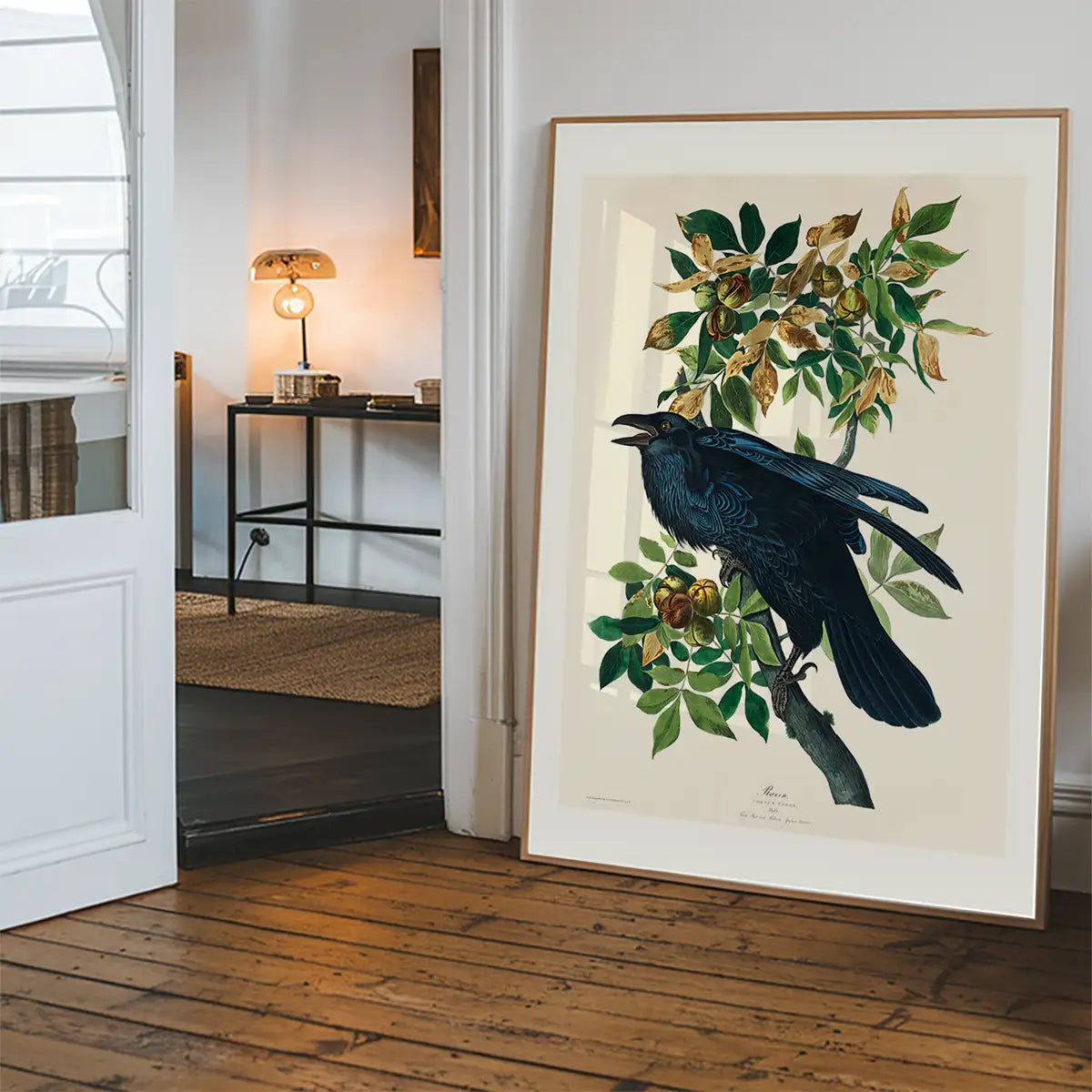 Raven Vintage Bird Print