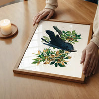 Raven Vintage Bird Print