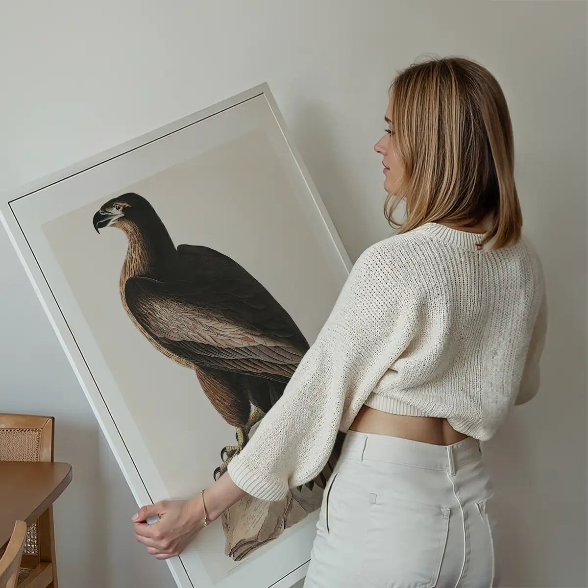 Sea Eagle Vintage Bird Print