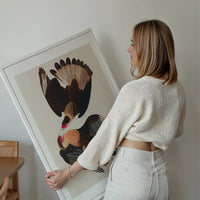 Brazilian Eagle Vintage Bird Print