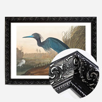 Blue Crane Vintage Bird Print