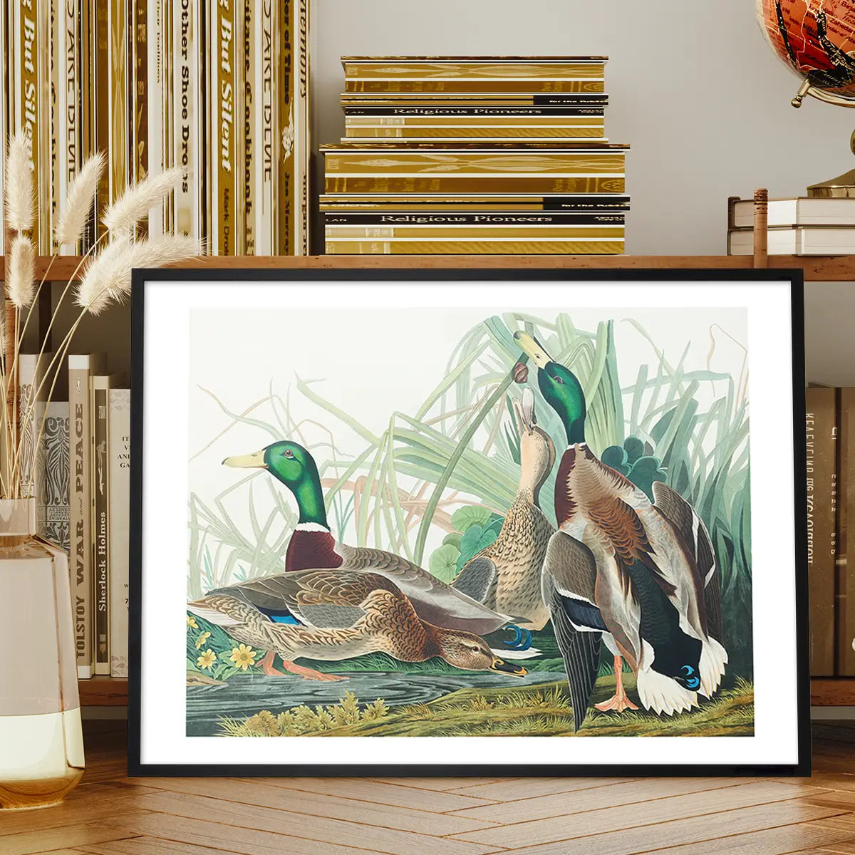 Mallard Duck Vintage Bird Print