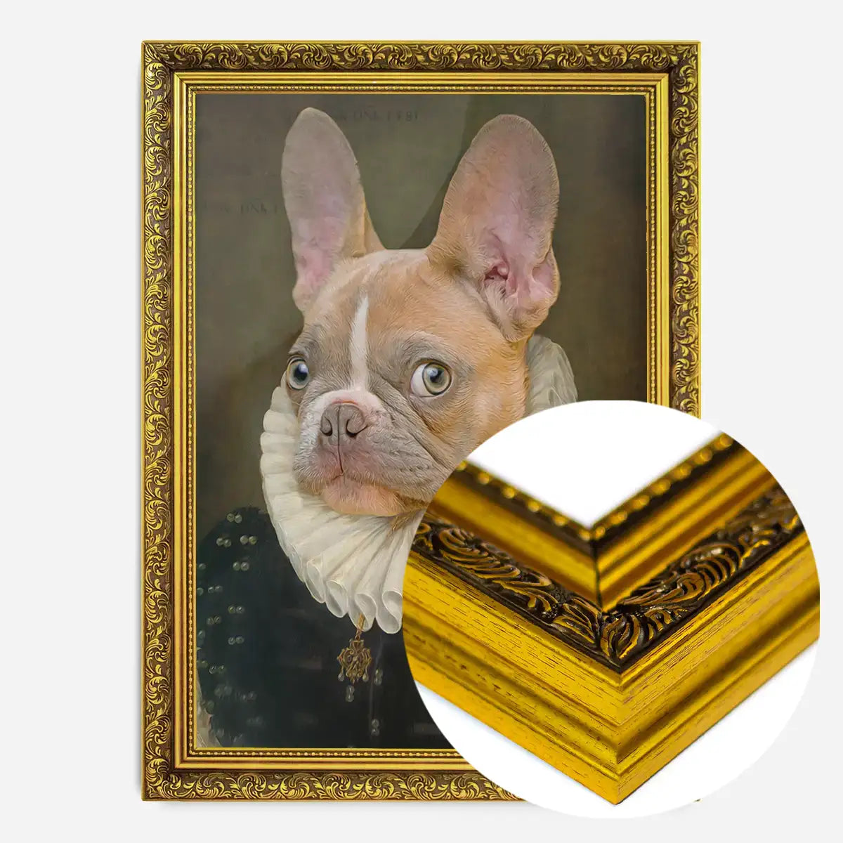 French Bulldog Portrait Print