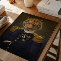 Lieutenant Tiger Portrait Print