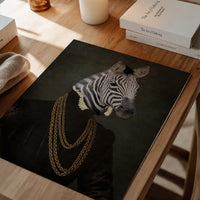 Zebra Portrait Print