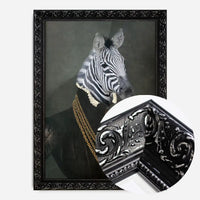 Zebra Portrait Print