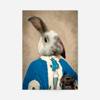 Bunny Portrait Print
