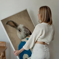 Bunny Rabbit Portrait Print