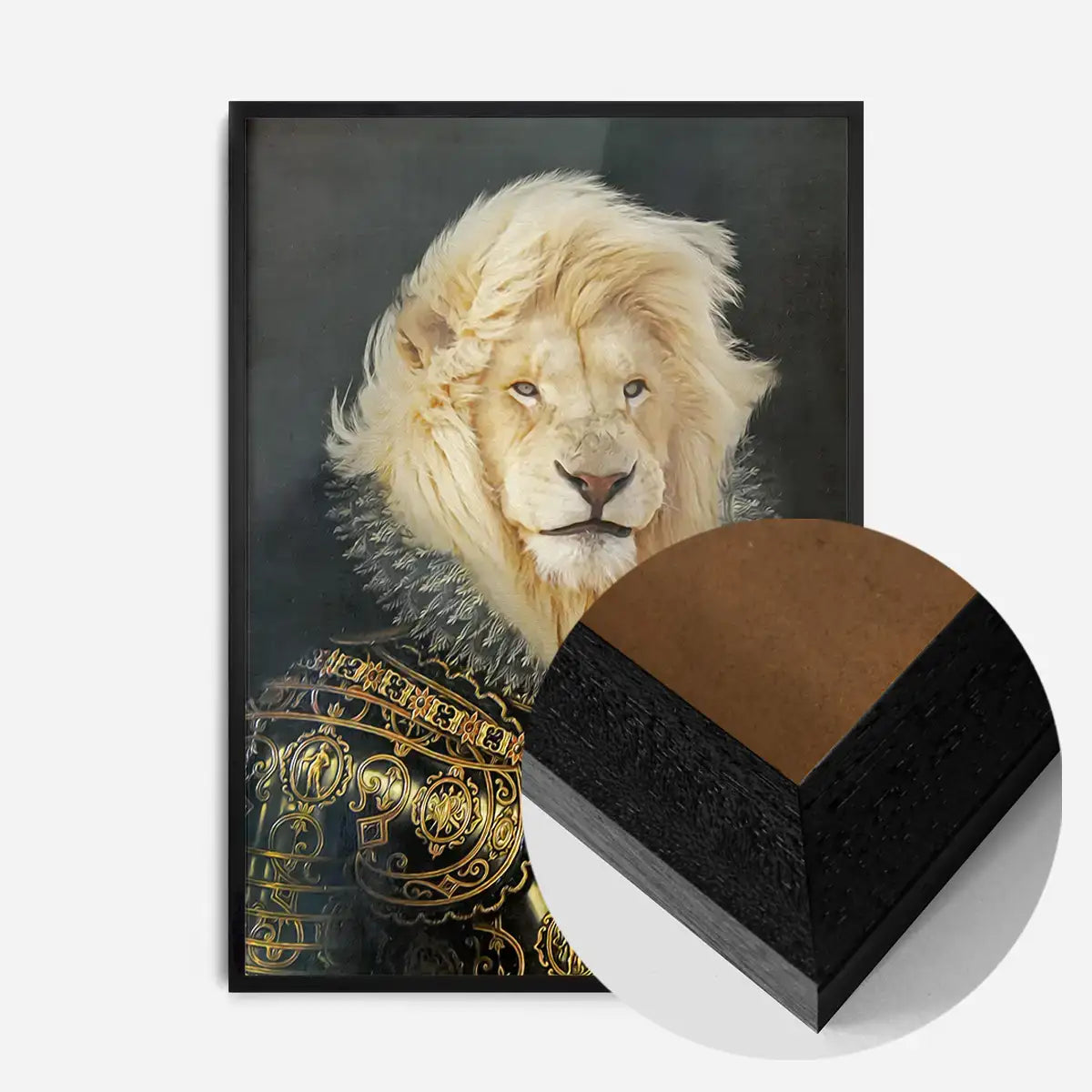 King Lion Portrait Print