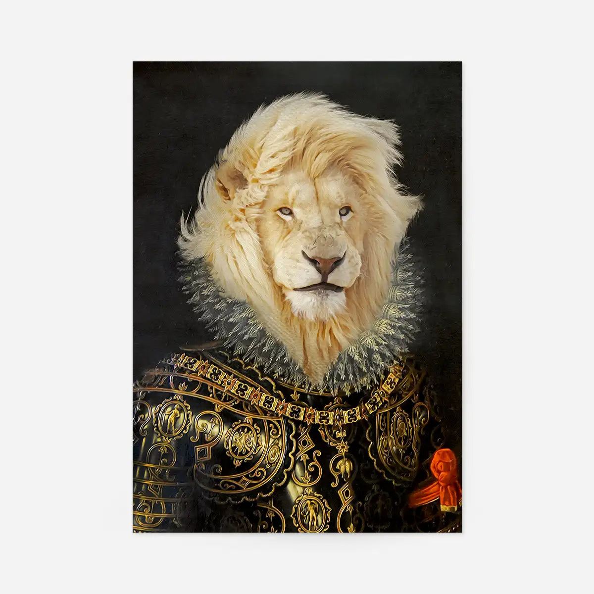 King Lion Portrait Print