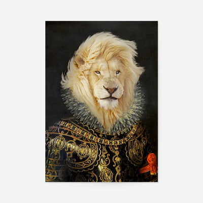 King Lion Portrait Print