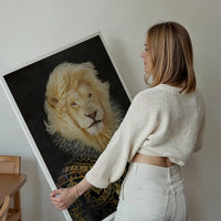 King Lion Portrait Print