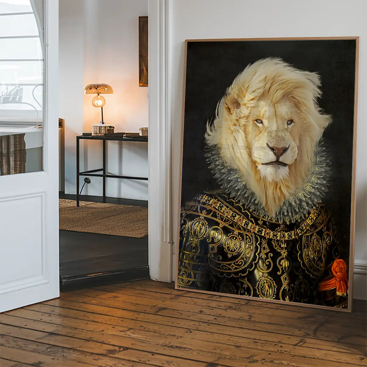 King Lion Portrait Print