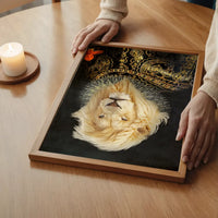 King Lion Portrait Print