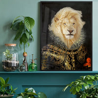 King Lion Portrait Print