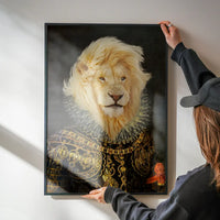 King Lion Portrait Print