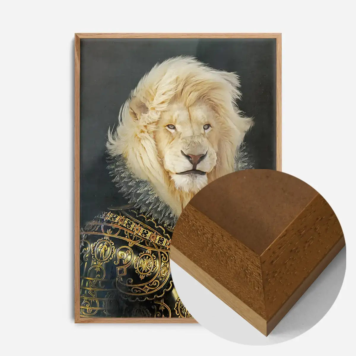 King Lion Portrait Print