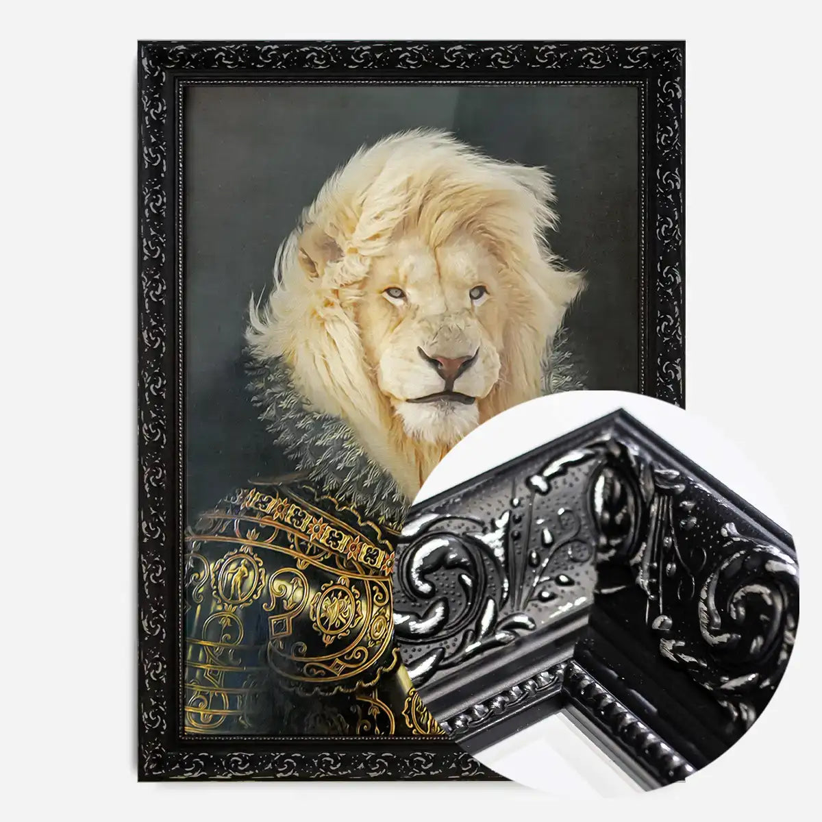 King Lion Portrait Print