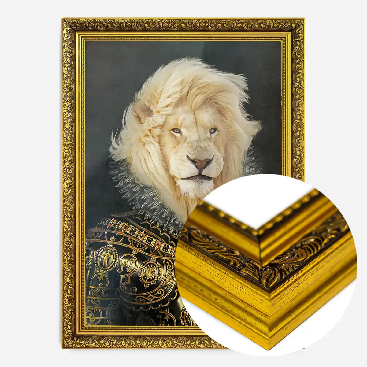 King Lion Portrait Print