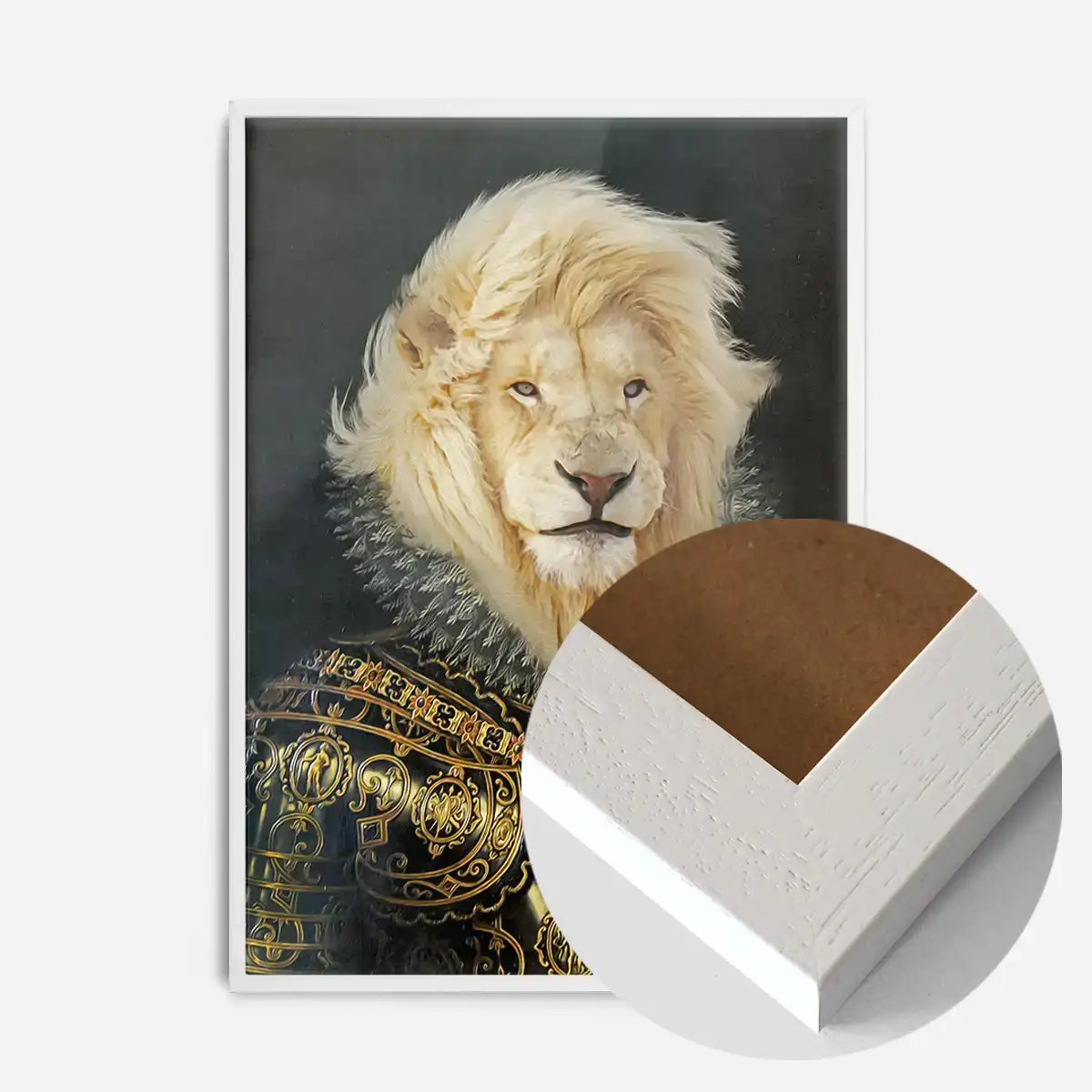 King Lion Portrait Print