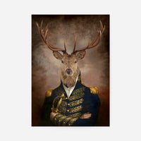 Stag Portrait Print