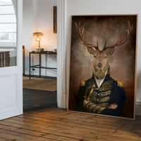 Stag Portrait Print