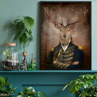 Stag Portrait Print
