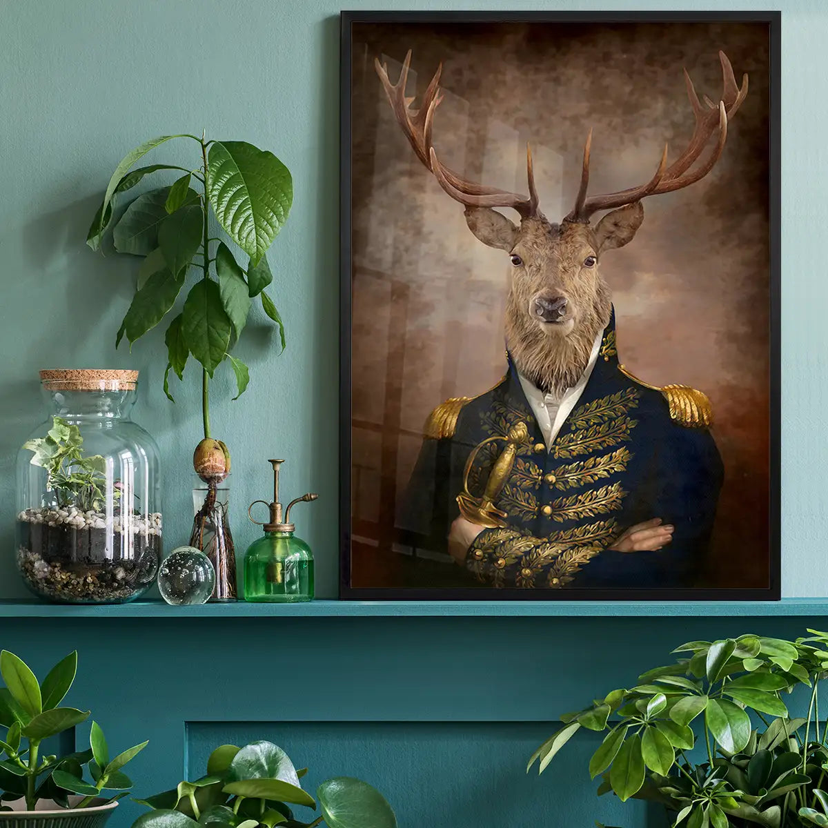Stag Portrait Print