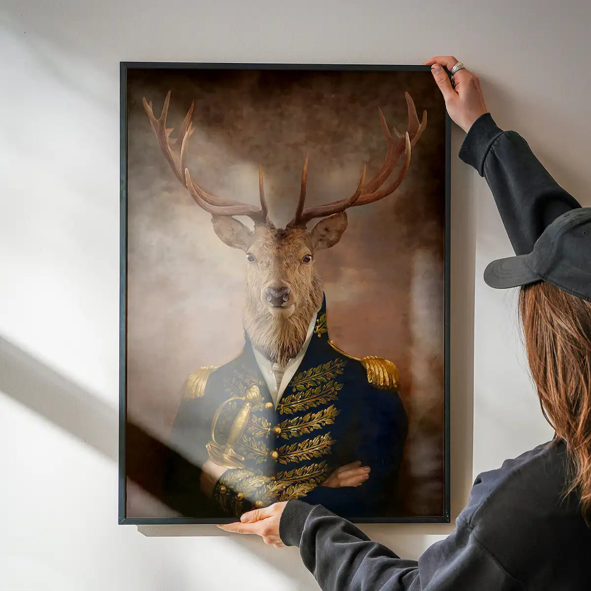 Stag Portrait Print