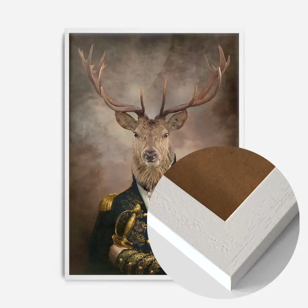 Stag Portrait Print