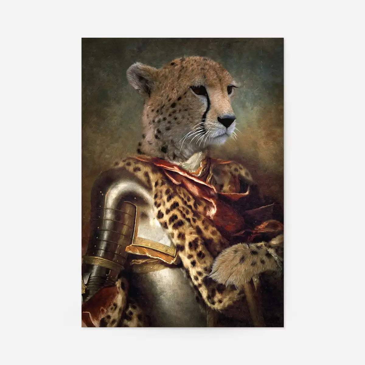 Cheetah Portrait Print