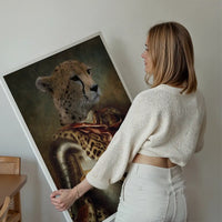 Cheetah Portrait Print