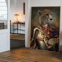 Cheetah Portrait Print