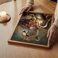 Cheetah Portrait Print