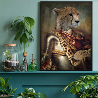 Cheetah Portrait Print