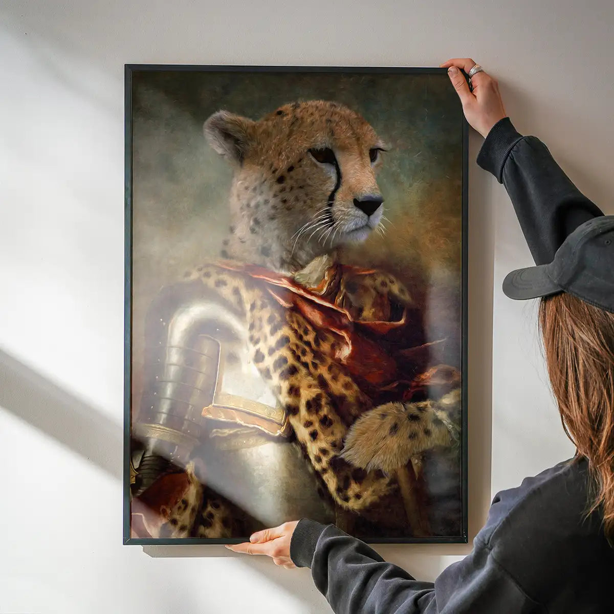 Cheetah Portrait Print