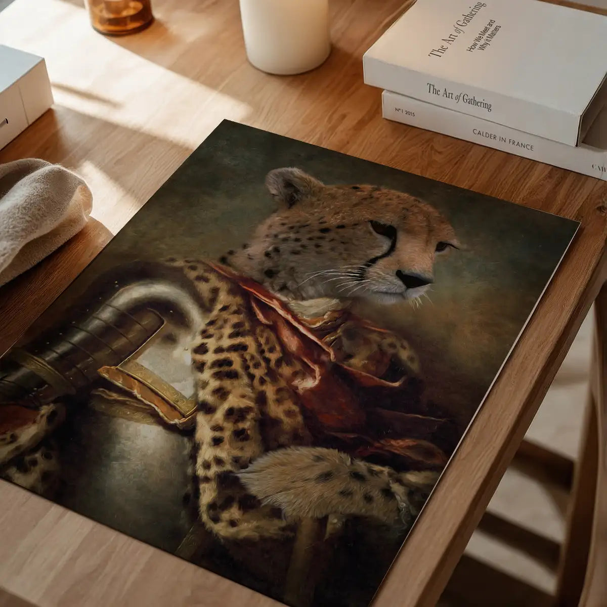 Cheetah Portrait Print