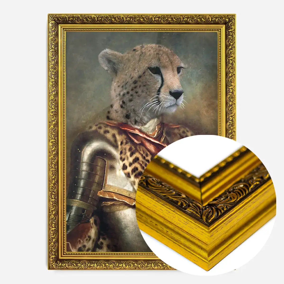 Cheetah Portrait Print