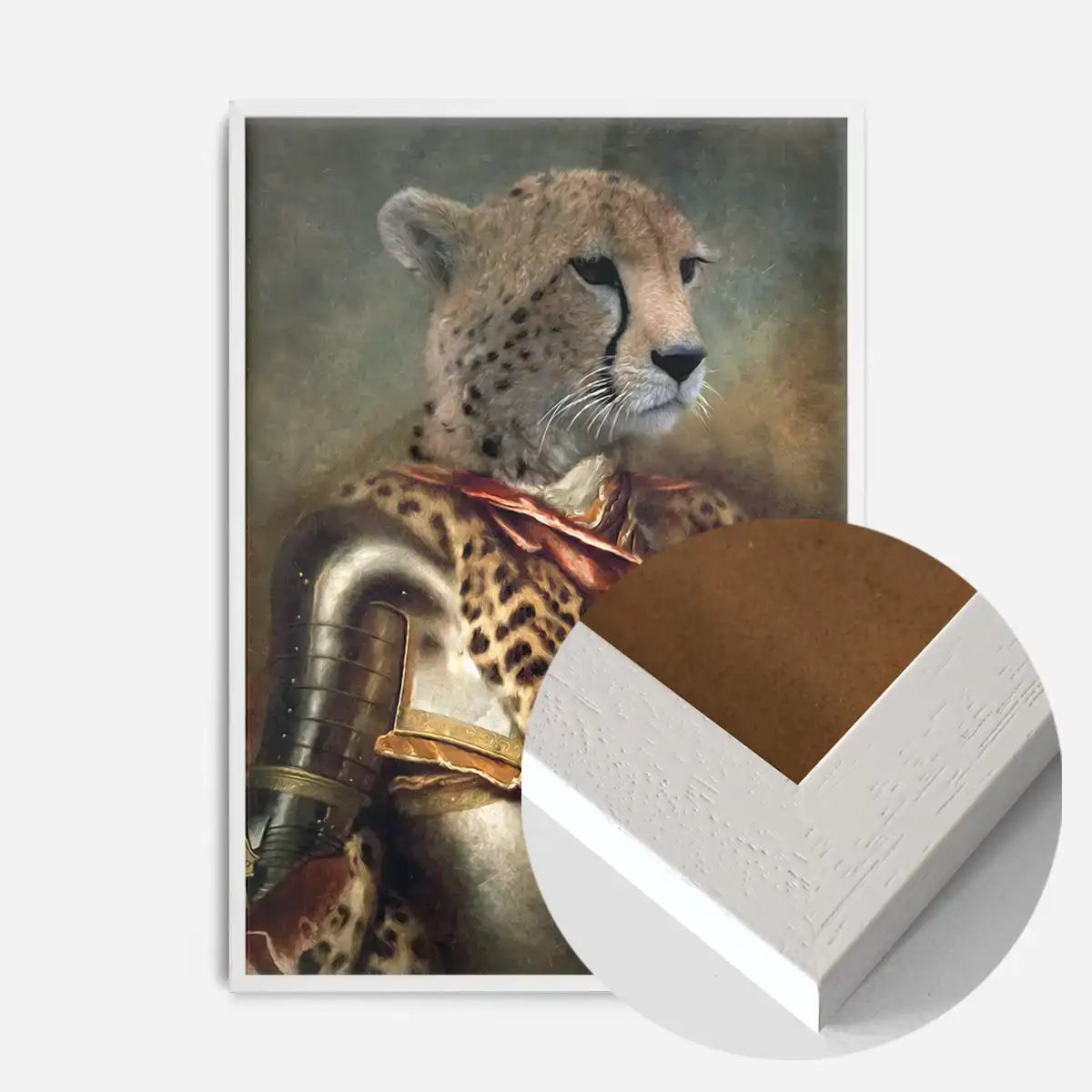 Cheetah Portrait Print