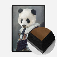 Cavalier Panda Portrait Print