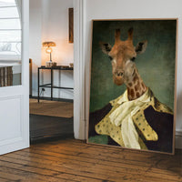 Giraffe Portrait Print