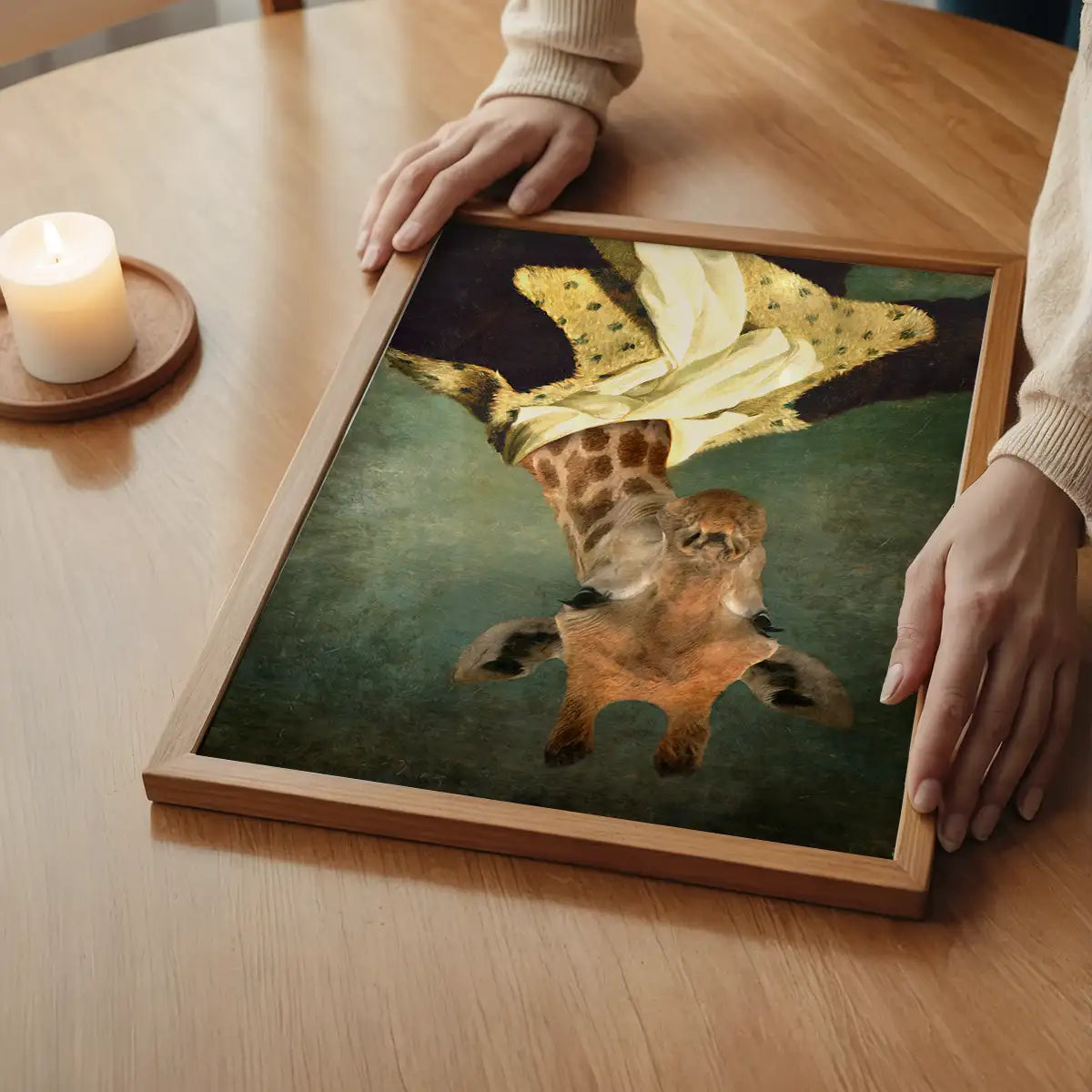 Giraffe Portrait Print