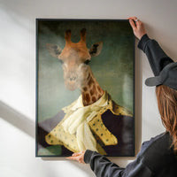 Giraffe Portrait Print