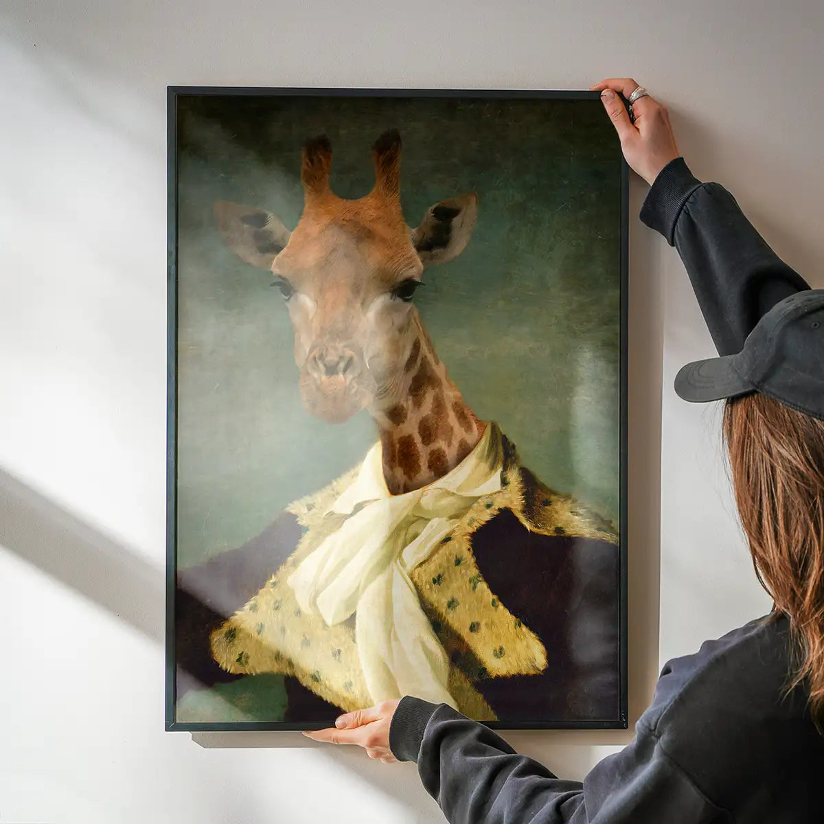 Giraffe Portrait Print