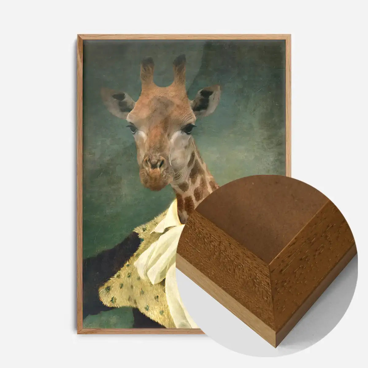 Giraffe Portrait Print