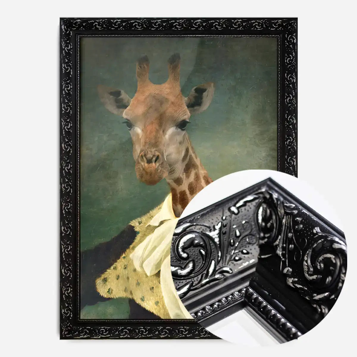 Giraffe Portrait Print