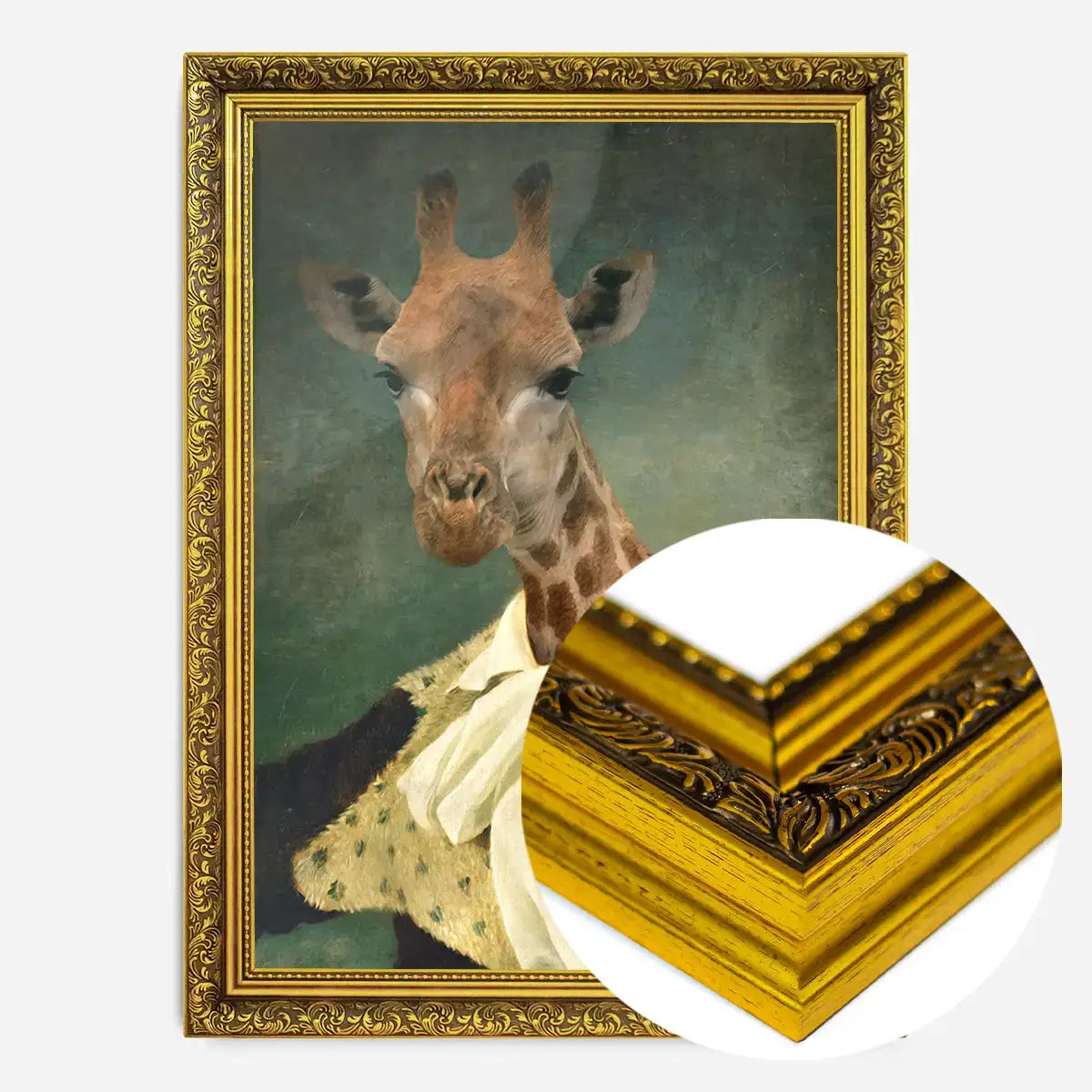Giraffe Portrait Print