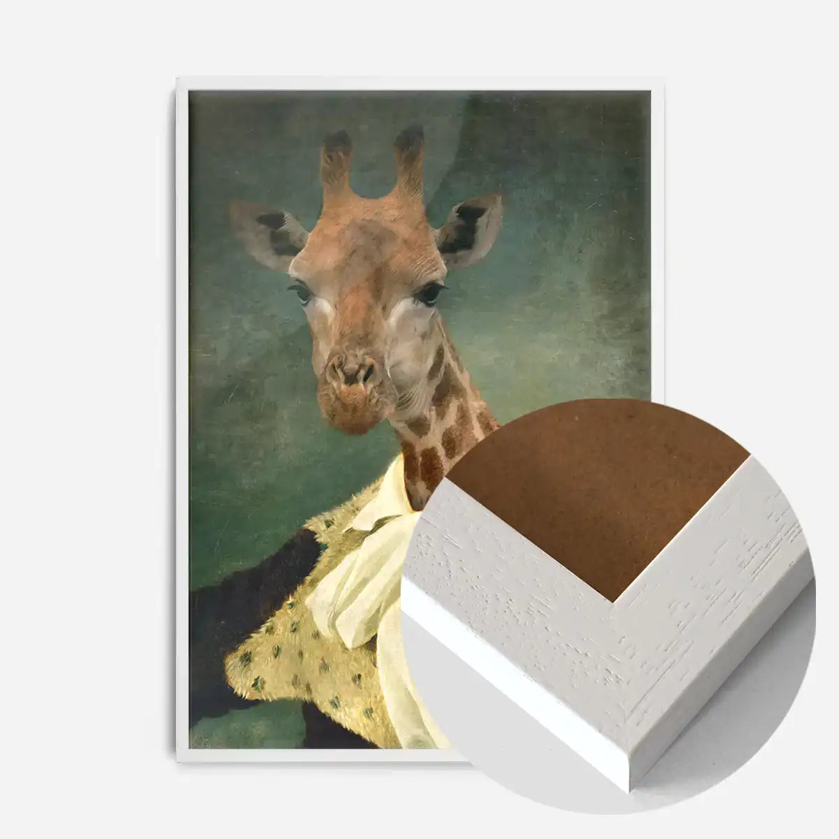 Giraffe Portrait Print