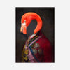 Flamingo Portrait Print