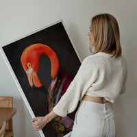 Flamingo Portrait Print